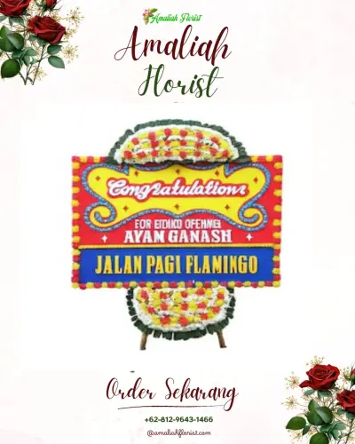 Bunga Papan Congratulation di Jraganan